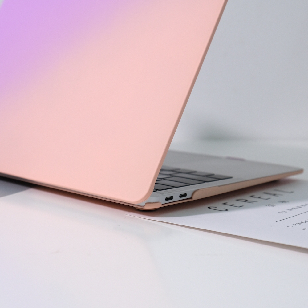 โลโก้ตัดgradientสําหรับmacbook Air 13 15 Pro 13 14 16 นิ้วM3 M4 A3240 A3112 A3401 A3185 A3113 A3114 A2918 A2991 A2918 A3241 A2338 A2337 A2268 คีย์บอร์ด