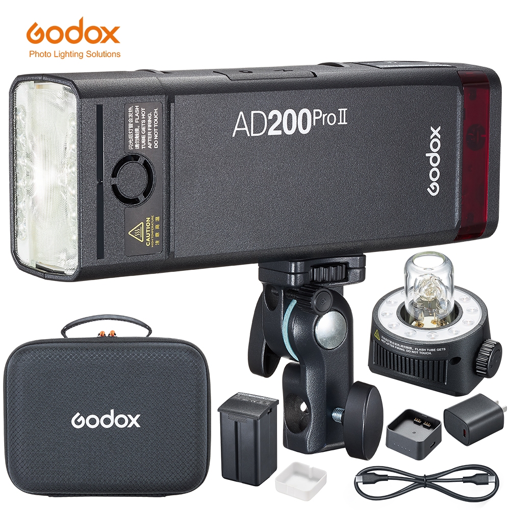 Godox AD200Pro II Flash Pocket แฟลช TTL ที่มีอยู่, จับคู่ One-Tap พร้อมทริกเกอร์ Bery