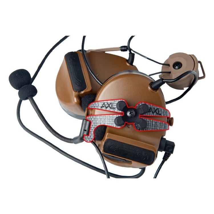 อะแดปเตอร์ขาตั้งหูฟังยุทธวิธี RAC, อะแดปเตอร์สไตล์ AXL, บอร์ดเชื่อมต่อ Peltor Comtac 3/5, Tegris นํา