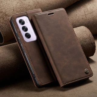Retro กระเป๋าหนังสําหรับ OPPO Reno 12 10 Pro 8T 2024 5G เคสโทรศัพท์หรูหราแม่เหล็กผู้ถือบัตรสําหรับ Reno10 10Pro Reno10Pro Reno8T 4G 12F Reno12 12Pro กระเป๋าสตางค์พลิกกรณี