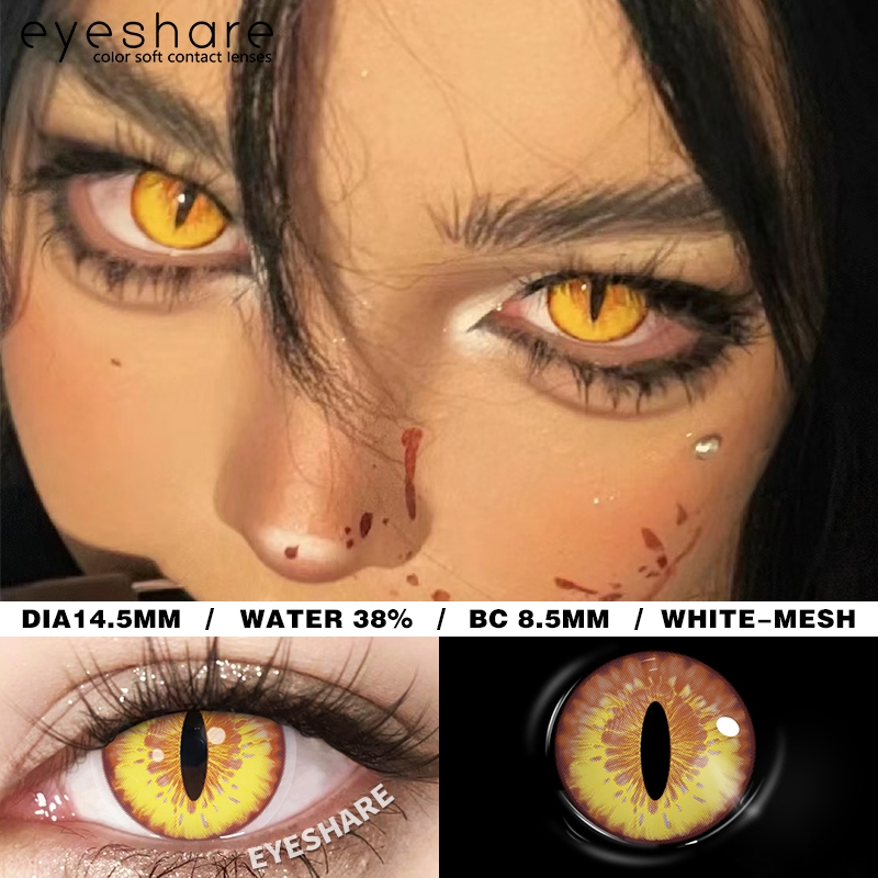 Eyeshare คอสเพลย์คอนแทคเลนส์ Eye Makeup Color คอนแทคเลนส์สําหรับ Eye Cat เลนส์ฮาโลวีน