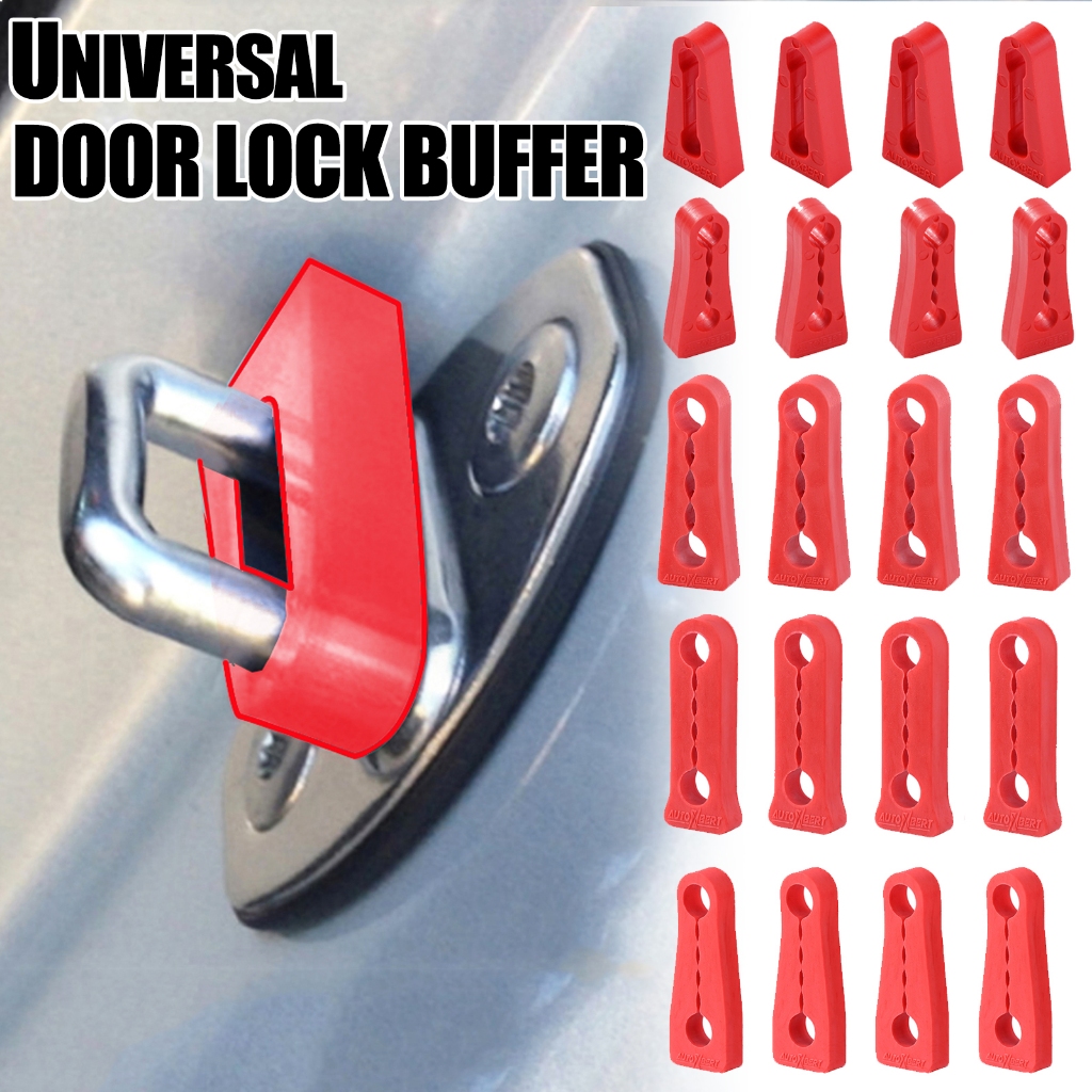 ⭐️ใหม่ 4PCS Universal รถประตู Shock-absorbing Damper บัฟเฟอร์ Shock Proof Pads สําหรับ Toyota Mitsubishi Nissan Sound Absorption ลดเสียงรบกวน