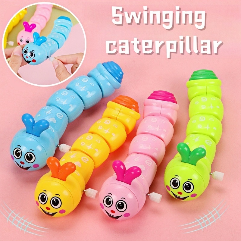 น่ารัก Clockwork Caterpillar ของเล่นเพื่อการศึกษาสําหรับเด็ก YL244