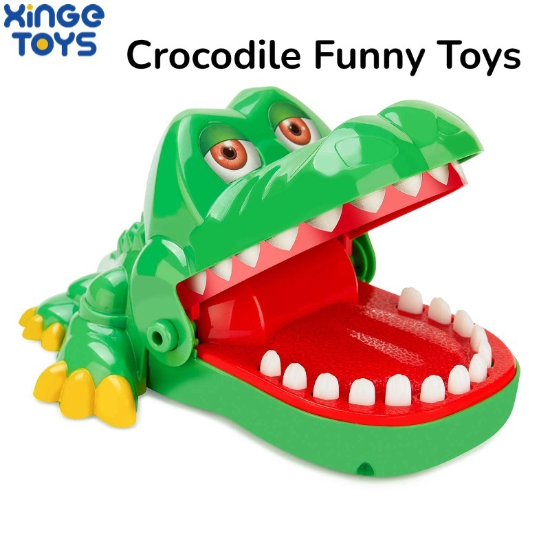 ใหม่ Crocodile Biting Finger Game จระเข้งับนิ้ว ของเล่นเด็ก เกมส์ครอบครัว