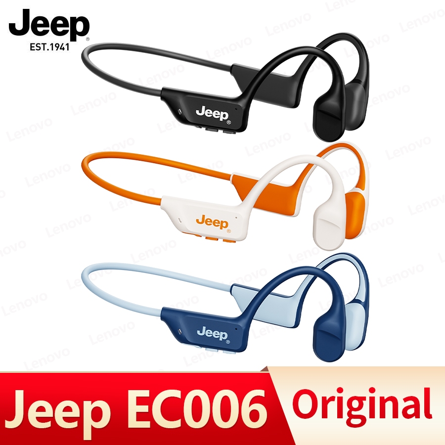 Jeep EC006 หูฟังบลูทูธ คุณภาพเสียง HiFi กันน้ํา สแตนด์บายนาน สําหรับเล่นกีฬา ระบบ Bone Conduction