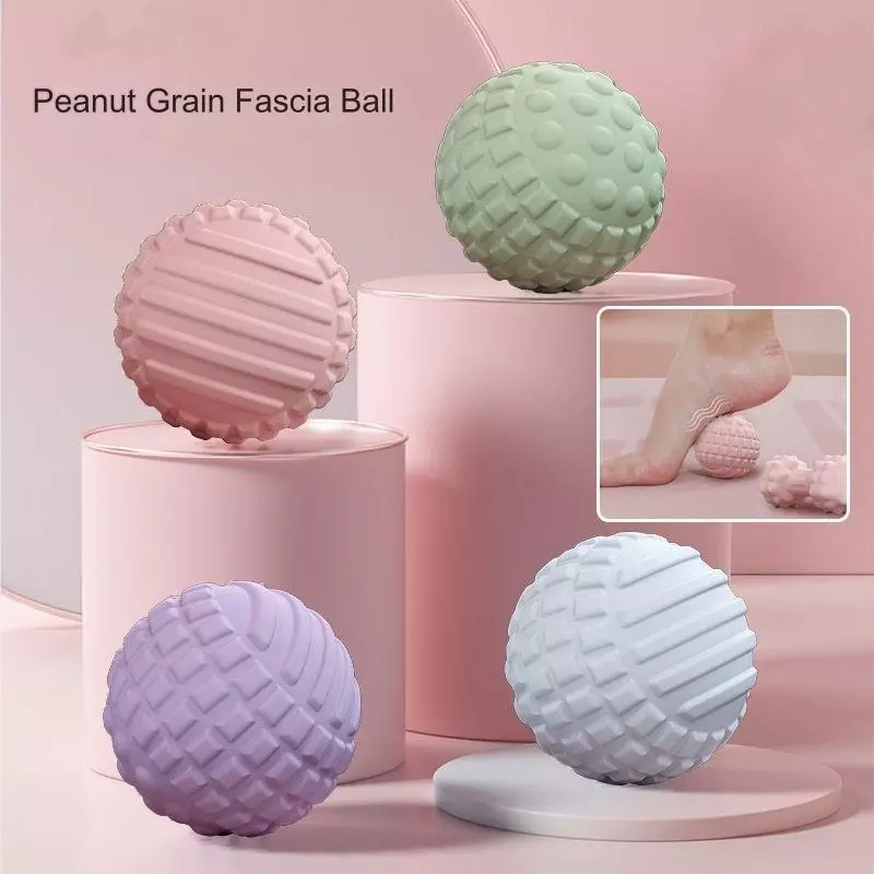 ลูกนวดซิลิโคนผ่อนคลายกล้ามเนื้อ Acupoint Grip บอลโยคะบอลฟิตเนสนวดบอล Fascia Ball ผลิตภัณฑ์ดูแลสุขภาพลูกเพื่อสุขภาพคลายความเครียดยิมบอลสำหรับมือเท้ากลับ