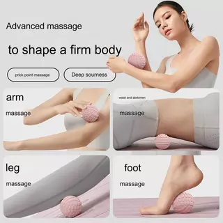 ลูกนวดซิลิโคนผ่อนคลายกล้ามเนื้อ Acupoint Grip บอลโยคะบอลฟิตเนสนวดบอล Fascia Ball ผลิตภัณฑ์ดูแลสุขภาพลูกเพื่อสุขภาพคลายความเครียดยิมบอลสำหรับมือเท้ากลับ