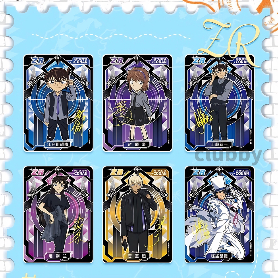 90 หนา การ์ดโคนัน Conan หายาก ZR/QR/SSR Cards ของขวัญวันเกิด สินค้าอนิเมะ - รูปที่ 6