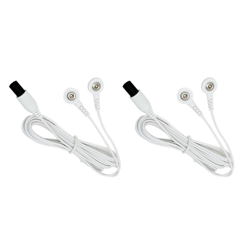 ลวดตะกั่ว TENS เข้ากันได้กับอุปกรณ์บําบัดด้วยไฟฟ้า Omron พร้อมขั้วต่อ Snap สายตะกั่วทดแทน เข้ากันได้