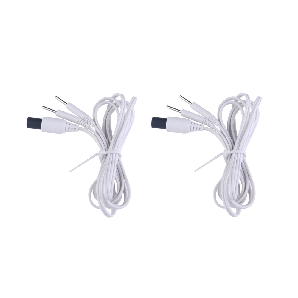 ลวดตะกั่ว สิบ เข้ากันได้กับอุปกรณ์บําบัดด้วยไฟฟ้า ออมรอน พร้อมขั้วต่อพิน 2 มม. ลวดตะกั่วทดแทนเข้ากัน