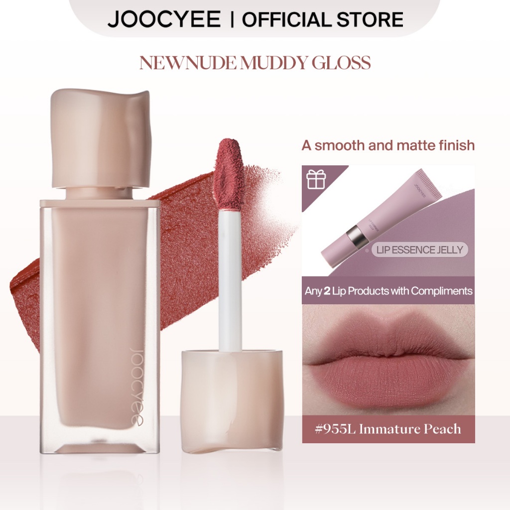 Joocyee ใหม่ ลิปกลอส เนื้อแมตต์ ติดทนนาน