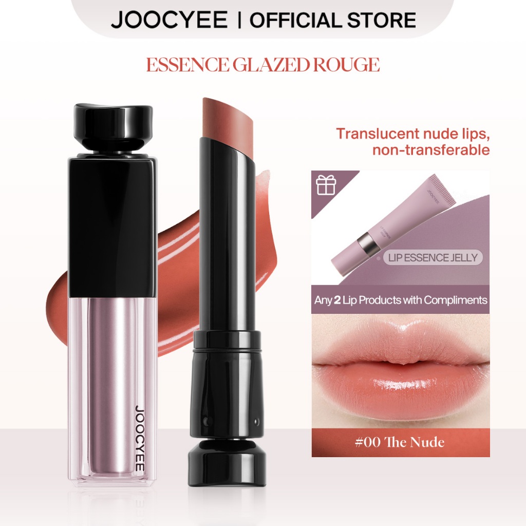 Jooyee ESSENCE GLAZED ROUGE Silver Bow Limited Edition Moisturizing Shiny and Bright