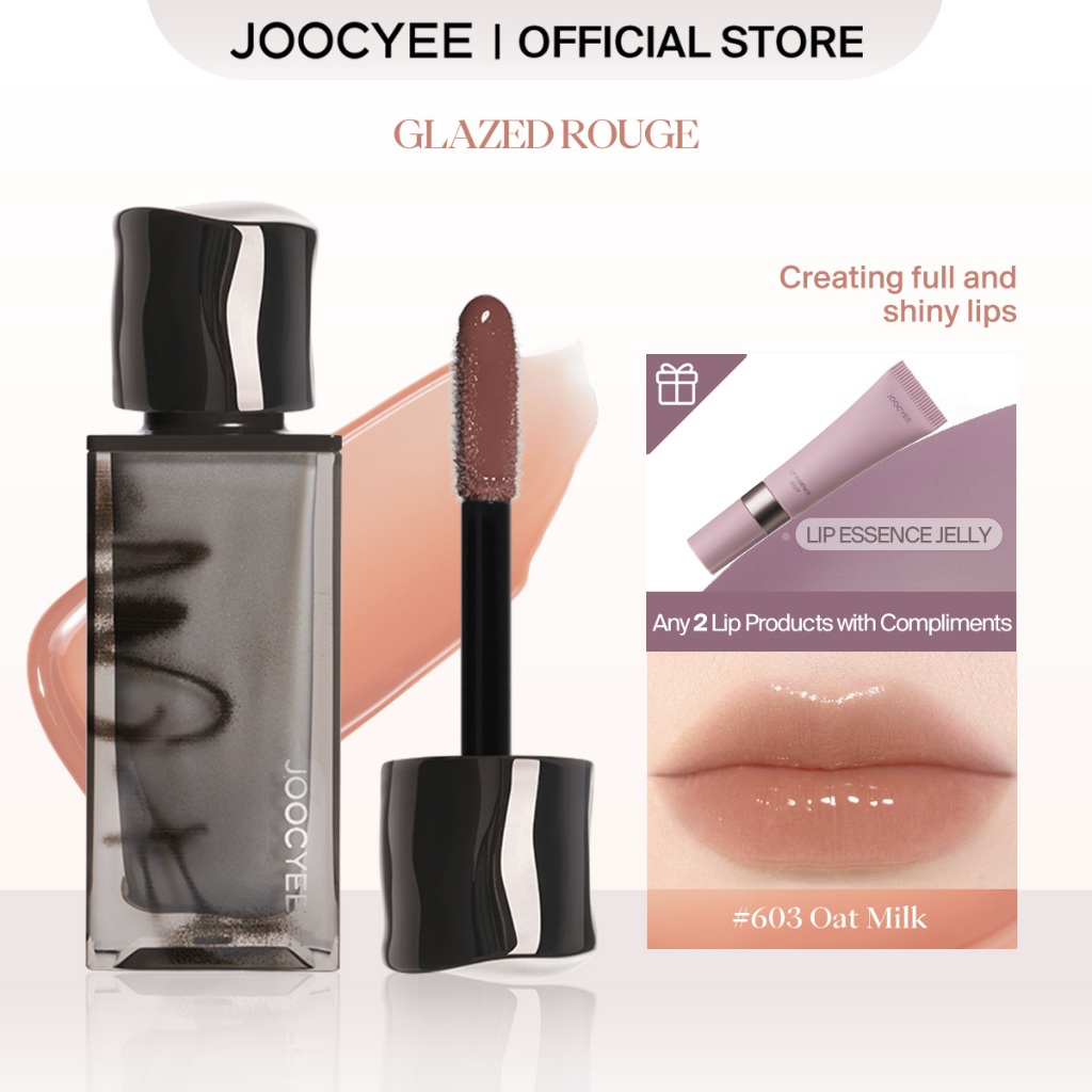 Joocyee GLAZED ROUGE 3D Effect ให้ความชุ่มชื้นไวท์เทนนิ่งและเงางาม