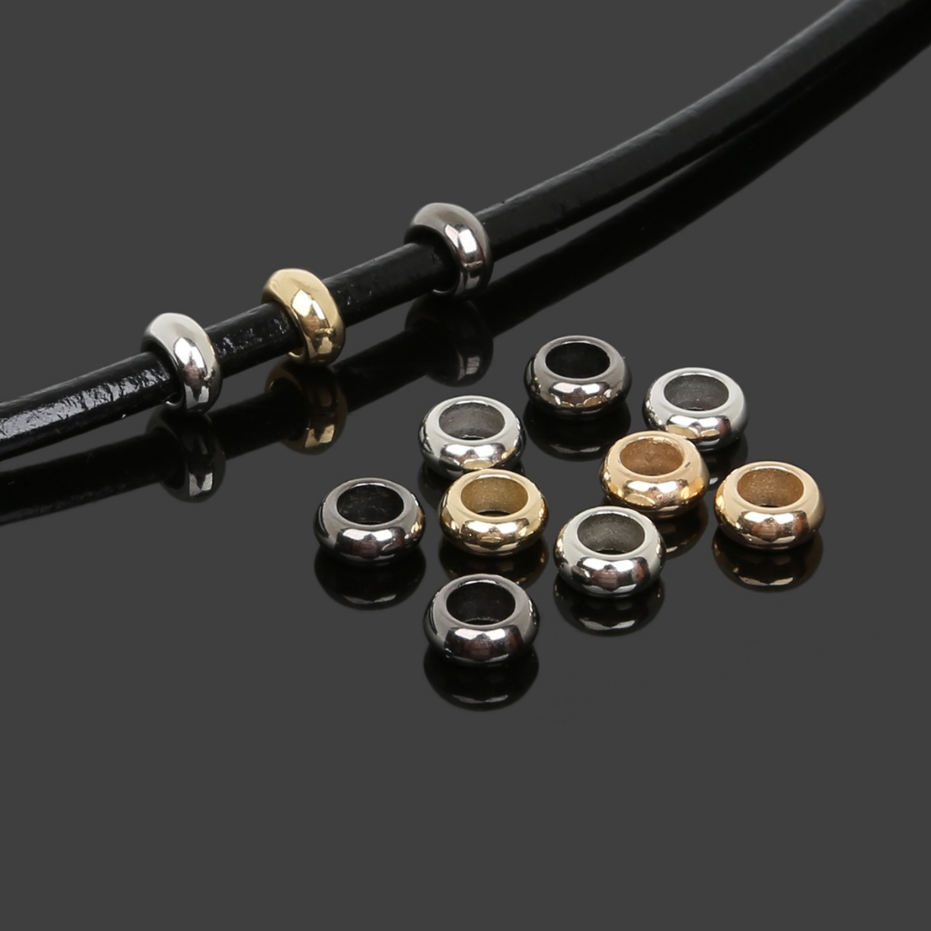 50 ชิ้น/ถุงพลาสติก CCB ขนาดใหญ่ hole spacer ลูกปัดใช้สําหรับเครื่องประดับ DIY แขวนอุปกรณ์เสริมการผลิต