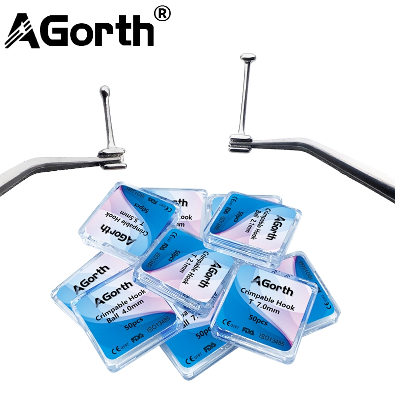 Agorth ลูกบอลเลื่อนปุ่ม 50 ชิ้น / ตะขอตัว T ล็อคแบบย้ําได้ / กิจกรรมยึดบนซุ้มลวด