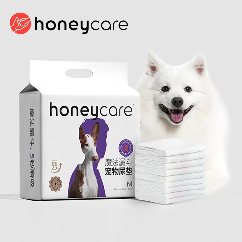 Honeycare แผ่นรองฉี่สัตวเลี้ยง ซึมซับดีเยี่ยม แผ่นฝึกขับถ่าย แผ่นรองฉี่ สุนัข แมว Pee Pad Pet Training