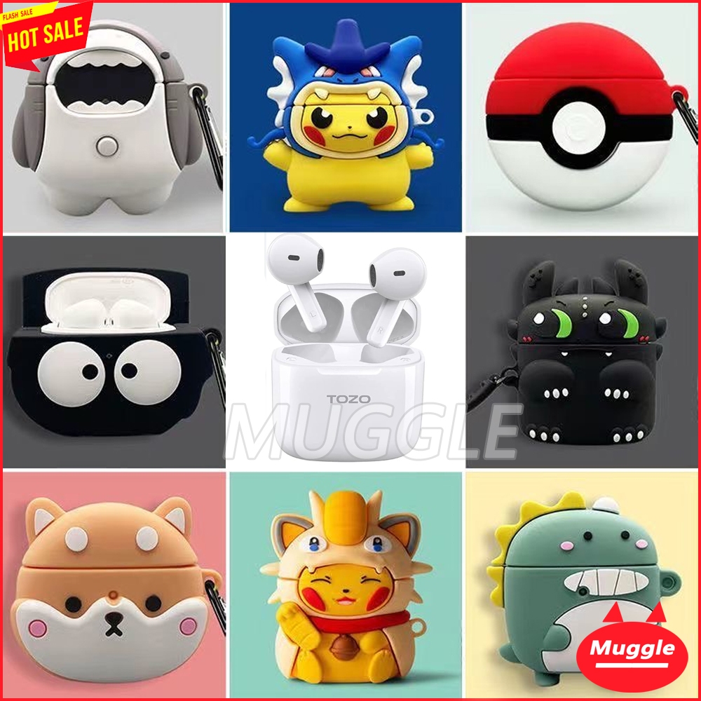 เคส Tozo A3 PRO หูฟังบลูทูธ หูฟังไร้สาย TOZO A3 PRO  ซิลิโคนนุ่ม เคสซิลิโคน หูฟัง TOZO A3 กันรอยกระแ