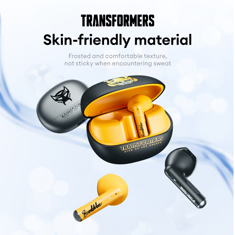 Transformers TF-T28 หูฟังบลูทูธ Smart Touch IPX4 กีฬาเพลงกันน้ํา Dual Mode พร้อมไมโครโฟนบลูทูธ 5.4
