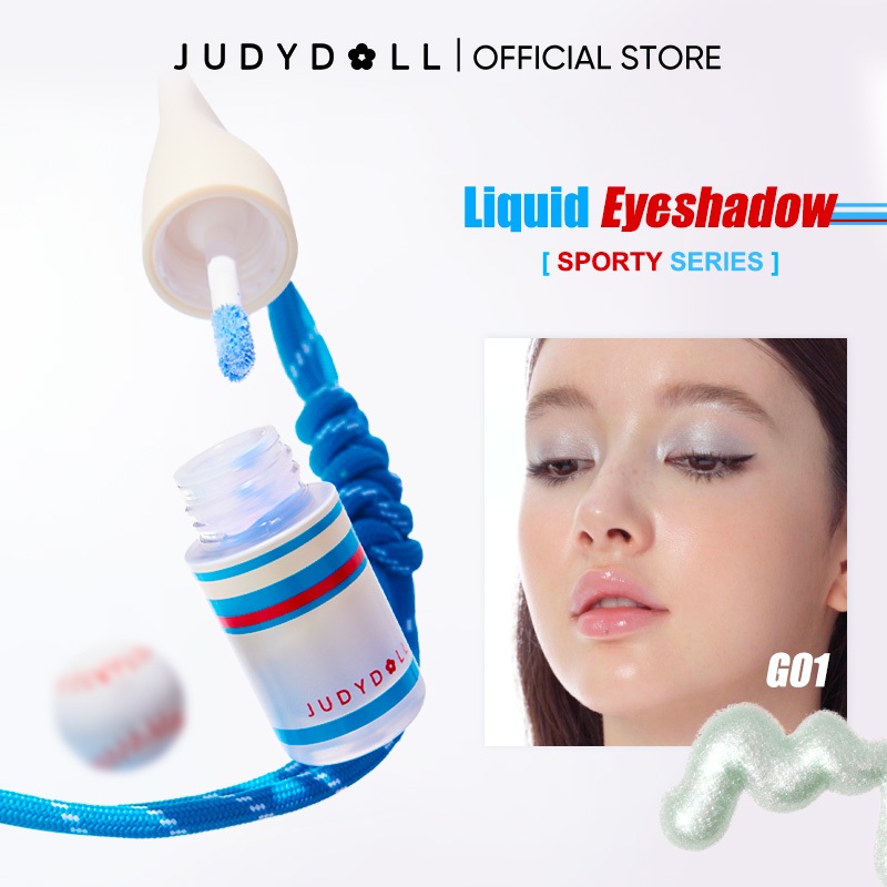 [Sporty Series] Judydoll Liquid Eyeshadow Long Lasting 12H Waterproof Eyes No Caking