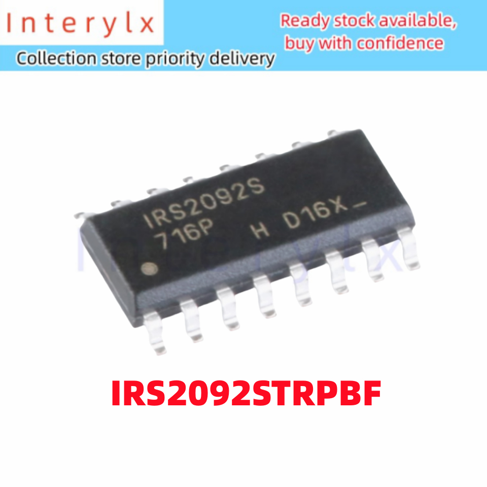 1 ชิ้น/ล็อตของแท้ IRS2092 IRS2092STRPBF IRS2092S SOIC-16 ประสิทธิภาพสูง Class D อะแดปเตอร์เสียงชิปได