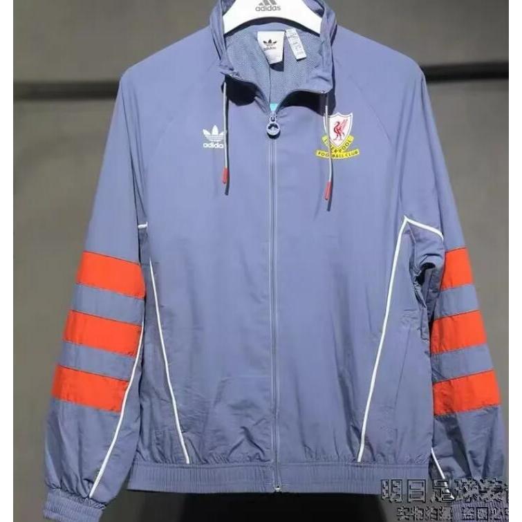 24-25 LFC Liverpool Men windbreaker เสื้อฟุตบอล diver zipper hoodies แขนยาวการฝึกอบรมสวมใส่