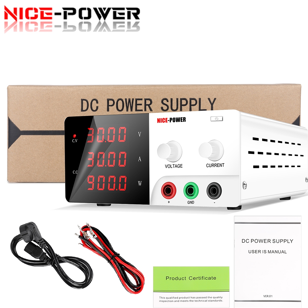 Nice POWER 30V20A 60V10A 30V30A lab DC POWER supply 30V 30A ใช้สําหรับซ่อมมือถือ เมนบอร์ด PCB ไฟฟ้า 