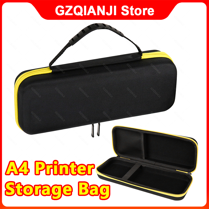 A4 กระเป๋าเก็บเครื่องพิมพ์สําหรับ Peripage A40 HPRT MT810 ATS886 และเครื่องพิมพ์สักเครื่องพิมพ์ A4 อ