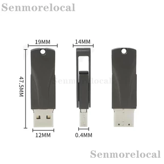 แฟลชไดรฟ์ USB 1GB 2GB 4GB 8GB 16GB 32GB 64GB 128GB 1TB Memory Stick โลหะ USB 2.0