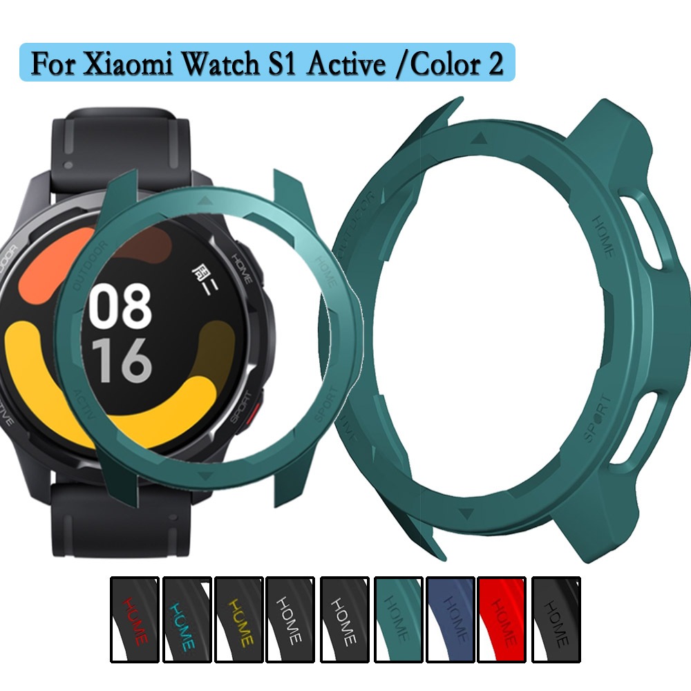 สําหรับ Xiaomi นาฬิกาสี 2 นาฬิกา Hollow ป้องกัน PC ฝาครอบทนทานสําหรับ Xiaomi นาฬิกา S1 Active Shell อุปกรณ์เสริม