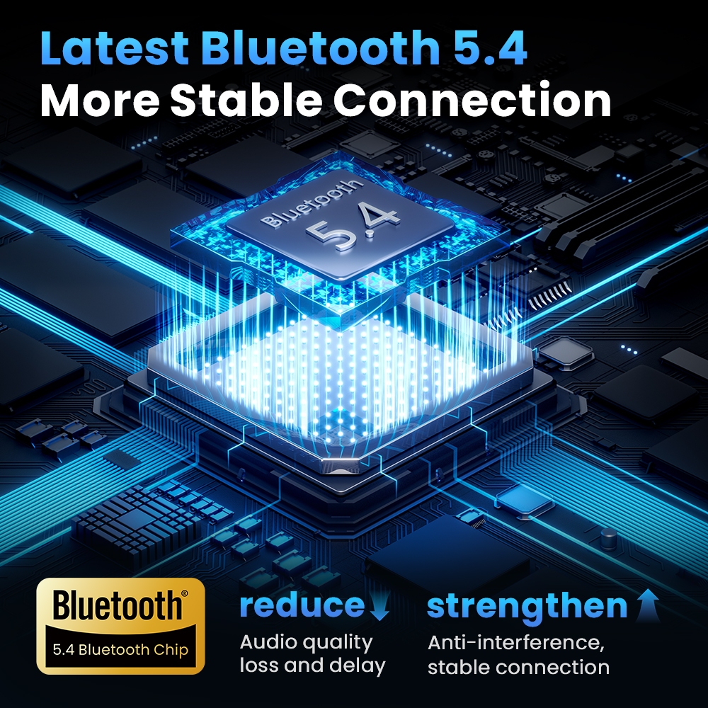 Haylou Mori Pro ANC -43dB หูฟัง 35h-Bateria Bluetooth5.4 พร้อม Microfone 6 ตัว - รูปที่ 3