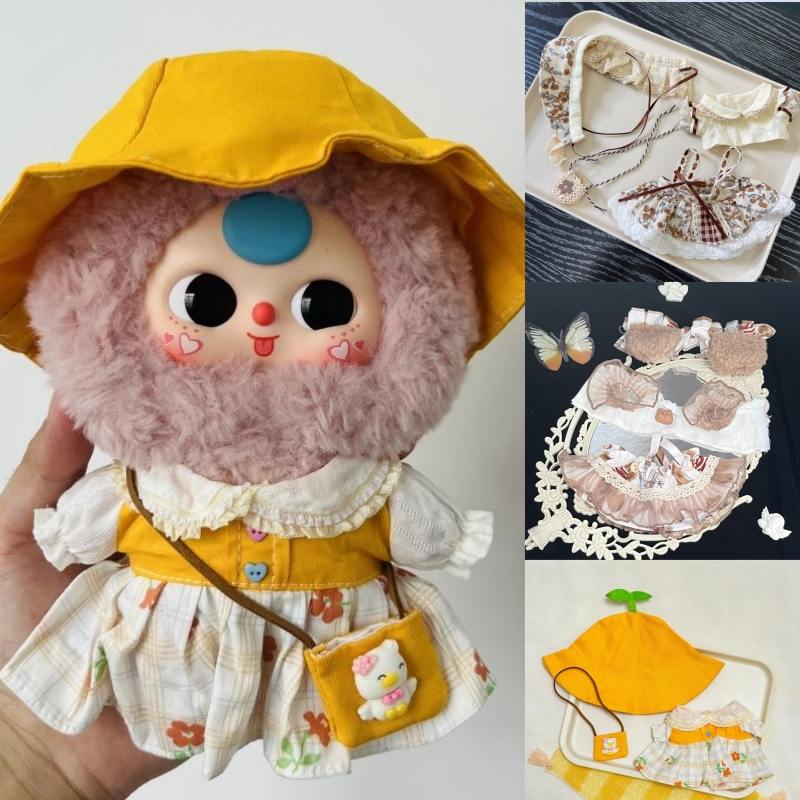 ใหม่ตุ๊กตาเสื้อผ้าสําหรับทารกสามโวลต์3/20เซนติเมตรผ้าฝ้ายตุ๊กตาน่ารักแต่งตัว ทําเอง ของเล่นตุ๊กตาอุปกรณ์เสริม