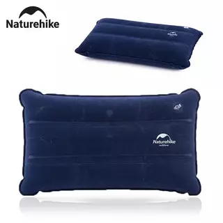 Naturehike เดินป่าธรรมชาติ หมอนลมแบบพกพาพับพองท่องเที่ยวกลางแจ้งนอนอุปกรณ์ตั้งแคมป์ ปลอบโยน หมอนเบา