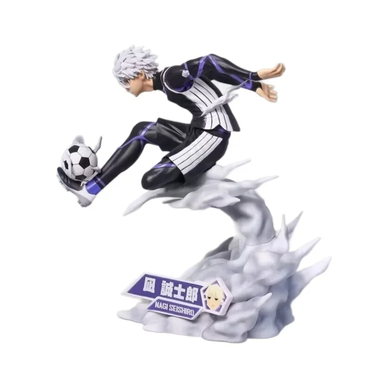 Blue Lock GK Soccer No.11 Nagi Seishiro Kicking Scene โมเดลฟิกเกอร์อนิเมะ
