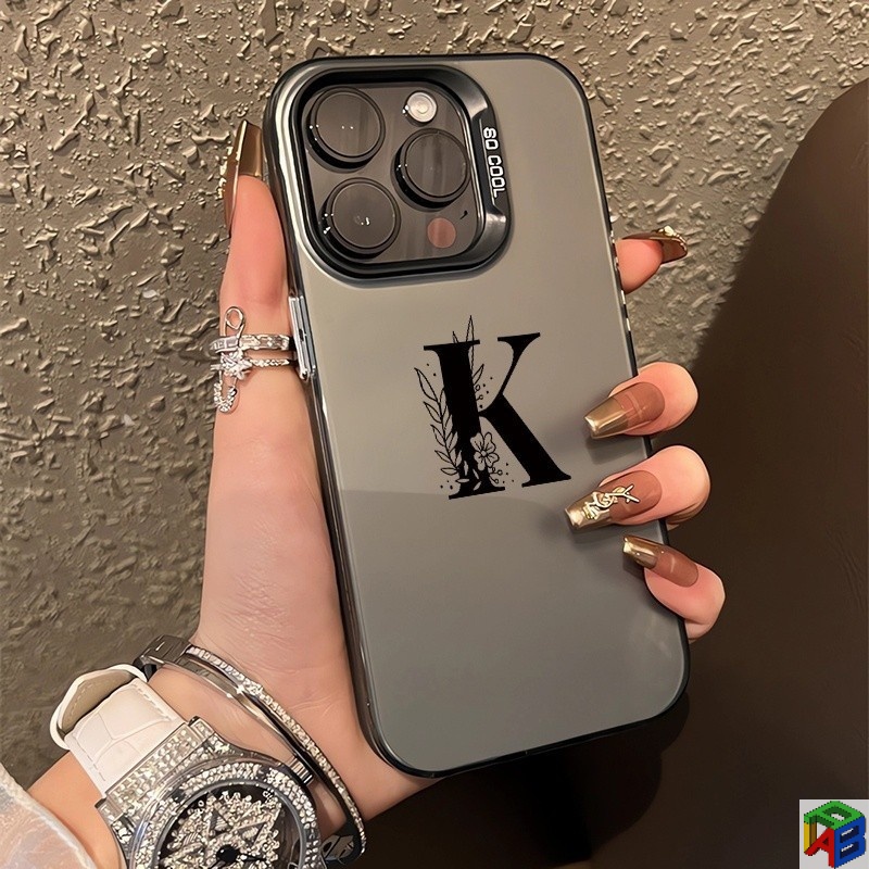 Creative letter Kเคสโทรศัพท์สําหรับiPhone 12 11promax 7 8plus 14plus 15/16promax Xs XR XSMAX 13promax