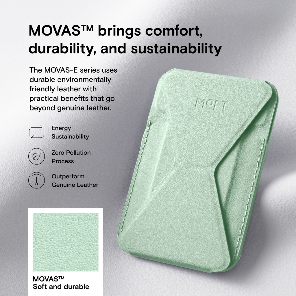 MOFT Snap on Phone Stand Wallet MOVAS™ - กระเป๋าสตางค์แม่เหล็กเข้ากันได้กับ ไอโฟน 12/13/14/15/16 ชุด - ภาพย่อย 2