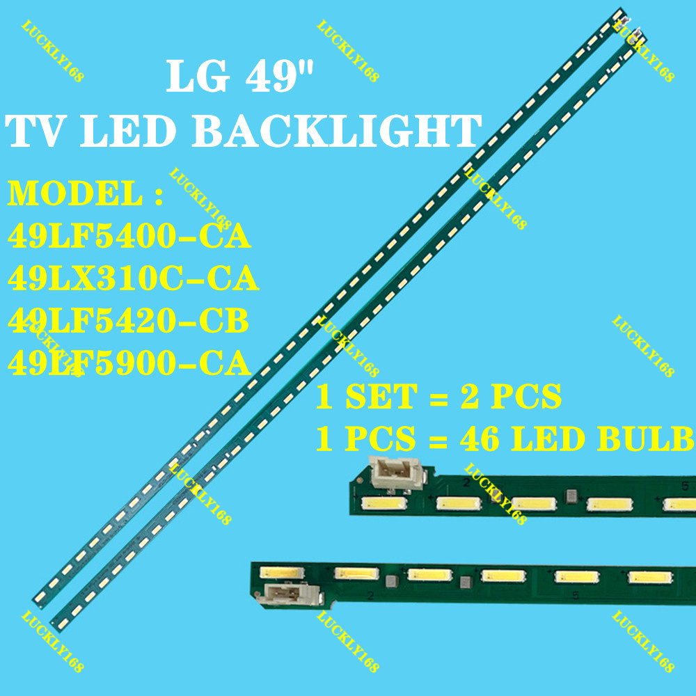 LG สําหรับใหม่ 2PCS 49LF5400-CA 49LX310C-CA 49LF5420-CB 49LF5900-CA โคมไฟ Strip NC490EUN หน้าจอ MAK6