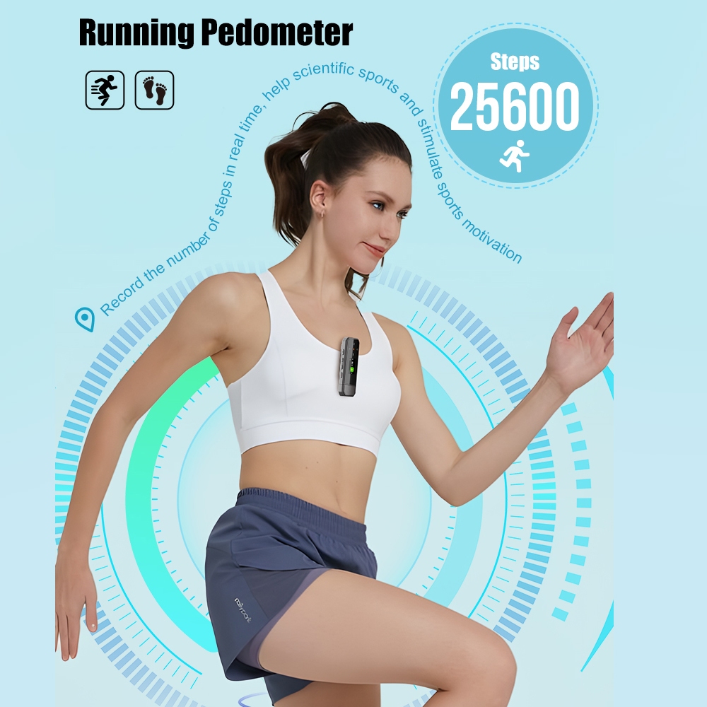 Ruizu X80 เครื่องเล่นเพลง 64G U Disk HiFi Lossless บลูทูธ MP3 พร้อมคลิปสนับสนุนการบันทึกแฟ้ม Transfer Pedometer แบบพกพา Walkman