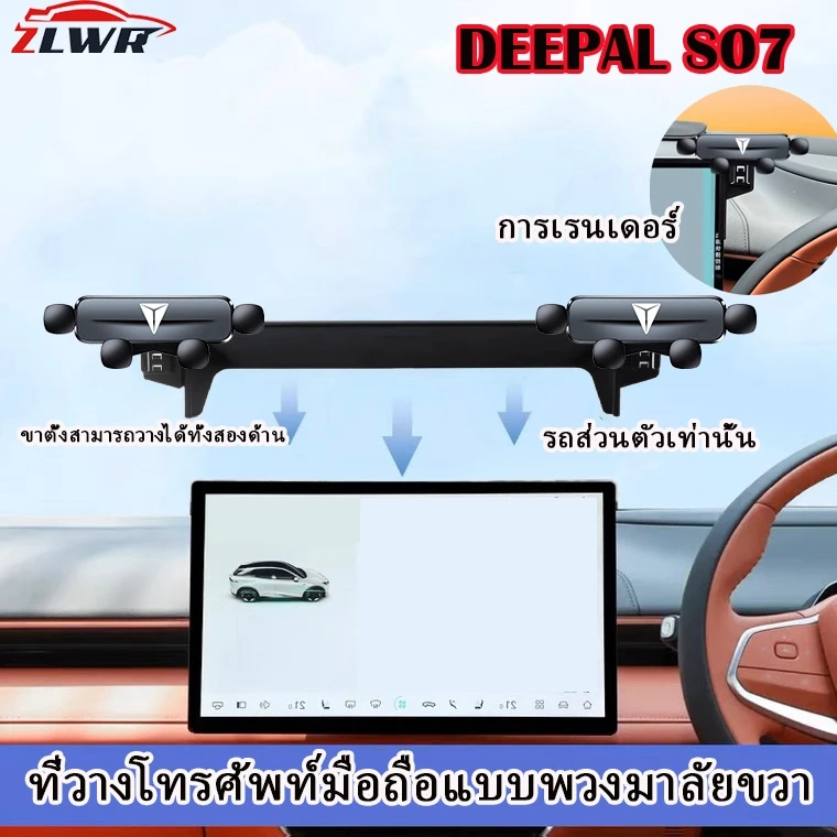 ZLWR Changan Deepal S07 ที่วางโทรศัพท์ในรถยนต์ car holder วางมือถือ วางโทรศัพท์ วัสดุ ABS อุปกรณ์รถ 