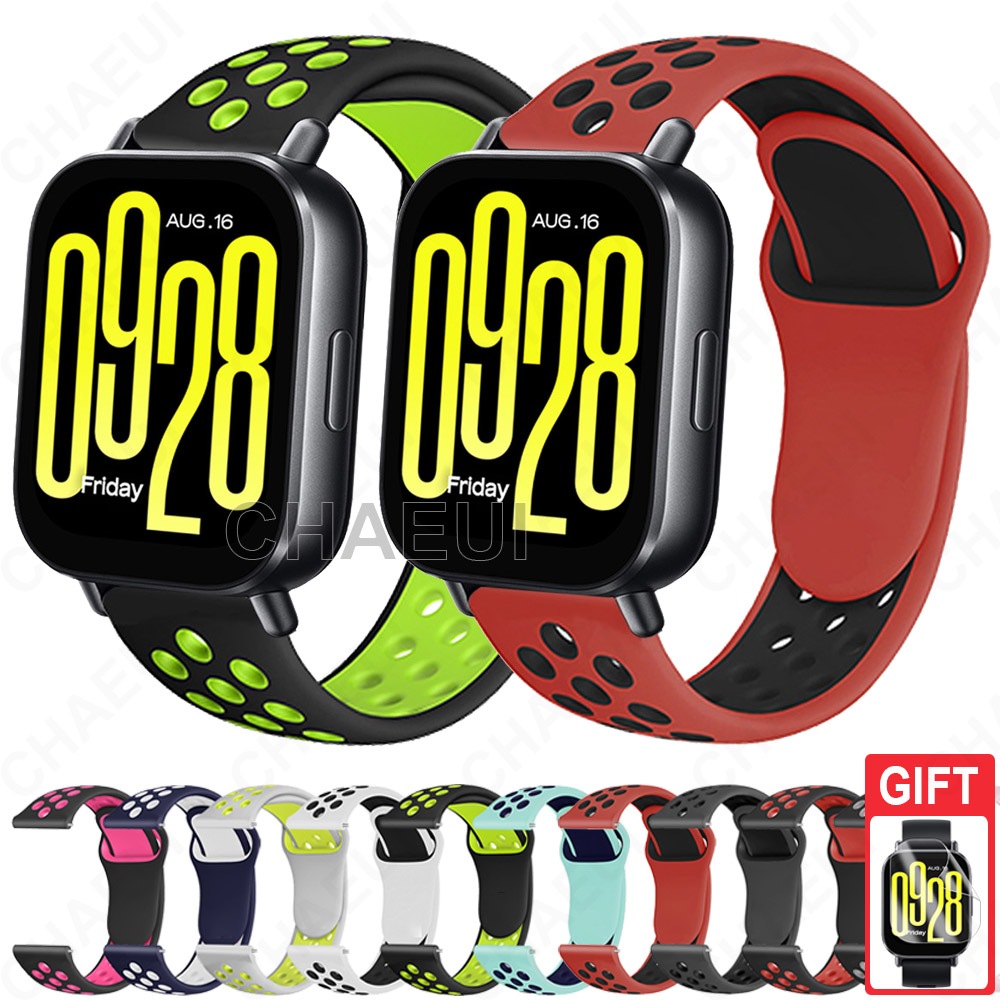 สายซิลิโคนสร้อยข้อมือสีคู่อุปกรณ์เสริมสําหรับ Redmi Watch 5 Active Lite