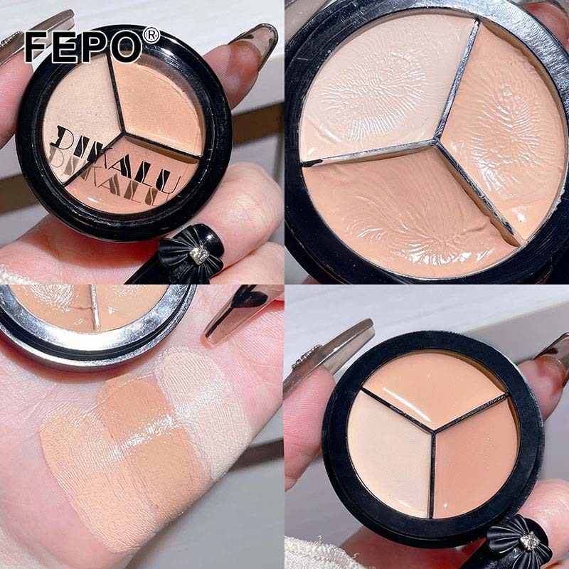 Fepo Full Cover Cream คอนซีลเลอร์ Matte Smooth Cover Dark Circles คอนซีลเลอร์ Palette