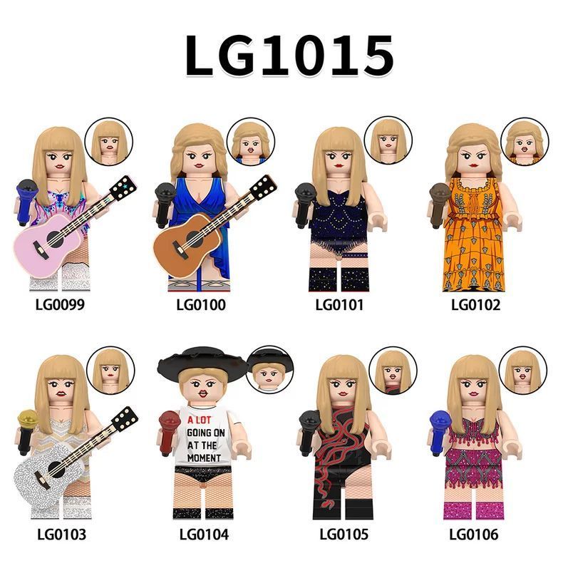 บล็อกของเล่น Star Figure Taylor Swift Building Block ของเล่นขนาดเล็ก LG1015
