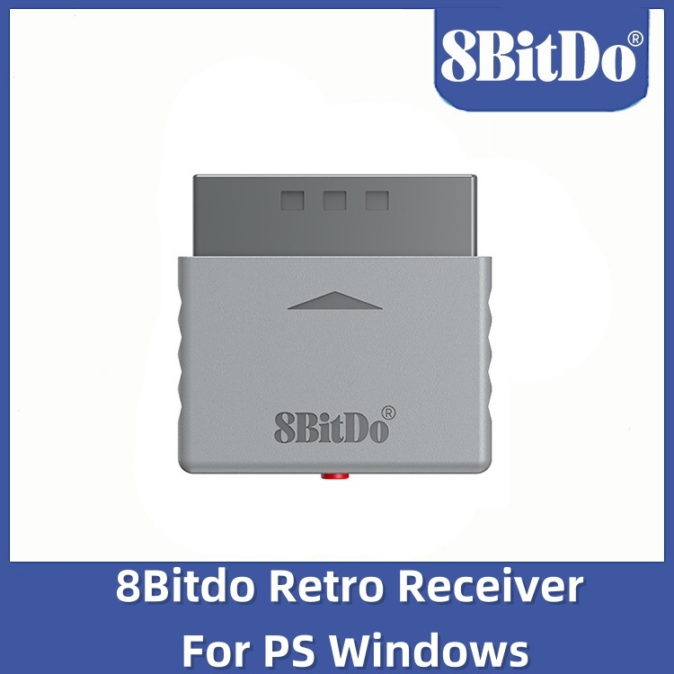 8Bitdo Retro ตัวรับสัญญาณอะแดปเตอร์ Dongle สําหรับ PS1 PS2 Windows สนับสนุน Xbox Series / Xbox One C