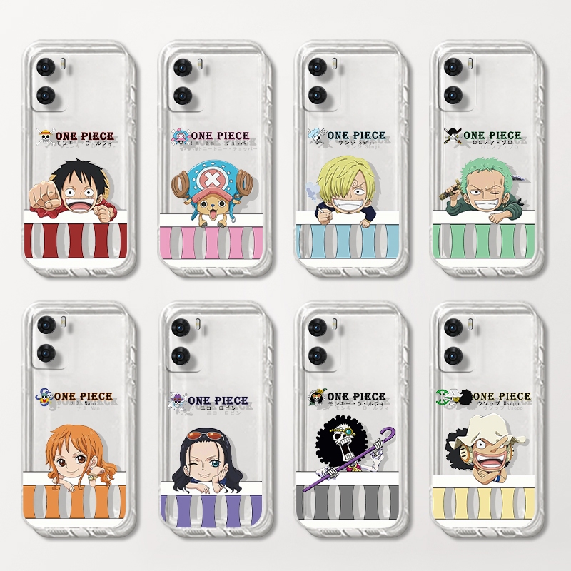 เคสสําหรับ OPPO RENO 4 5 6 7 8 5Z 6Z 7Z 8Z PRO PLUS One Piece ซิลิโคนใสนุ่มกรณี