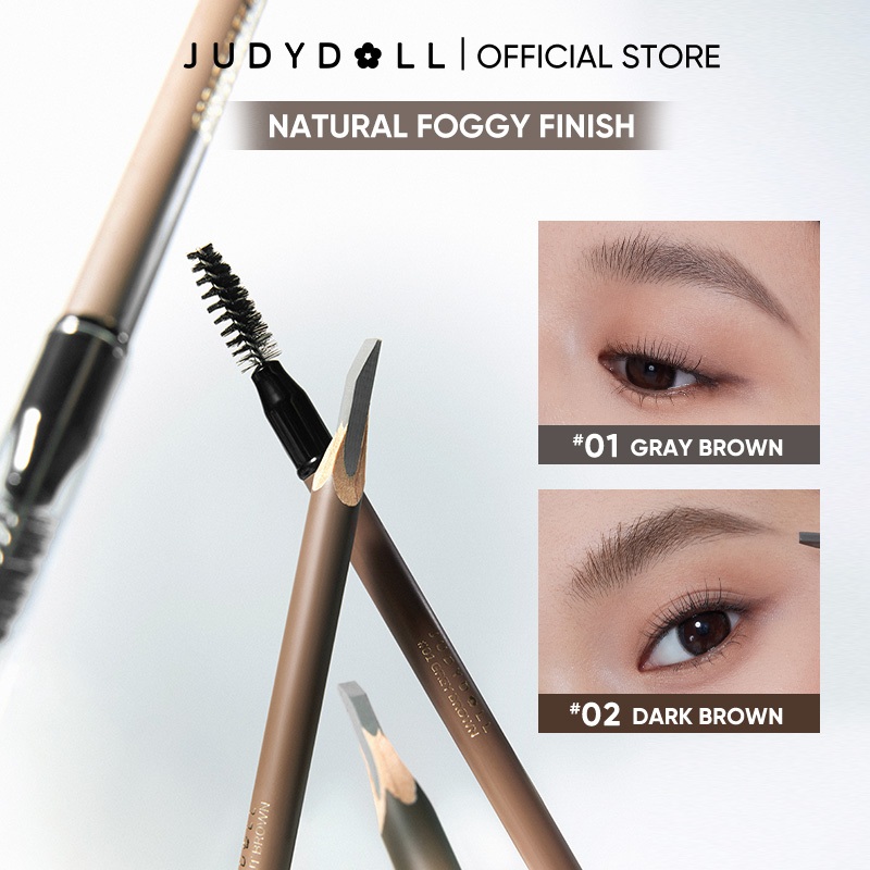 Judydoll ดินสอเขียนคิ้ว กันน้ำ ติดทนนาน Soft Mist Eyebrow Pen Long-lasting เครื่องสำอางดอลลี่