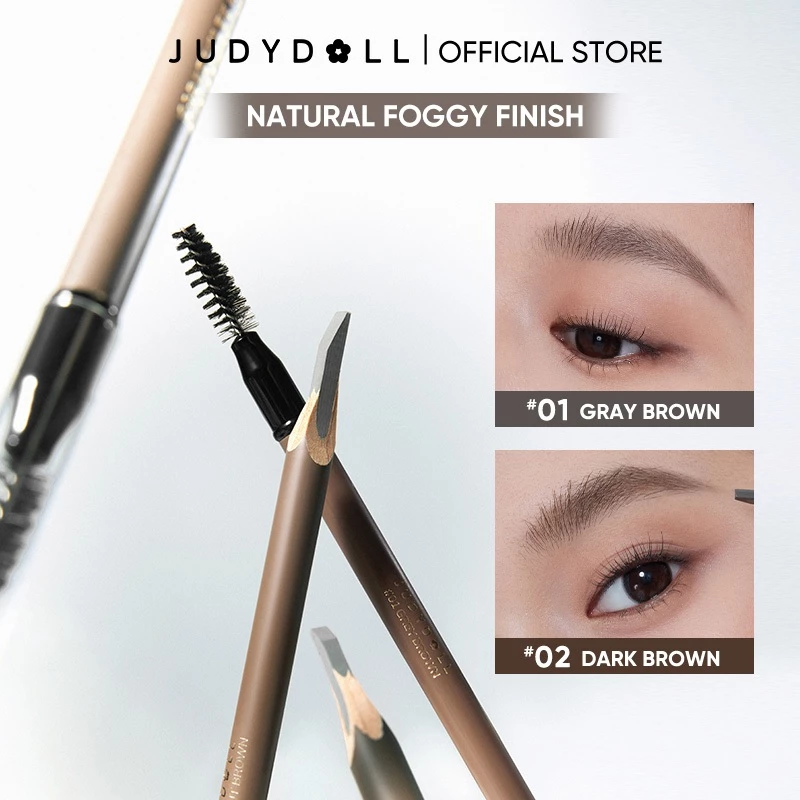 Judydoll ดินสอเขียนคิ้ว กันน้ำ ติดทนนาน Soft Mist Eyebrow Pen Long-lasting เครื่องสำอางดอลลี่
