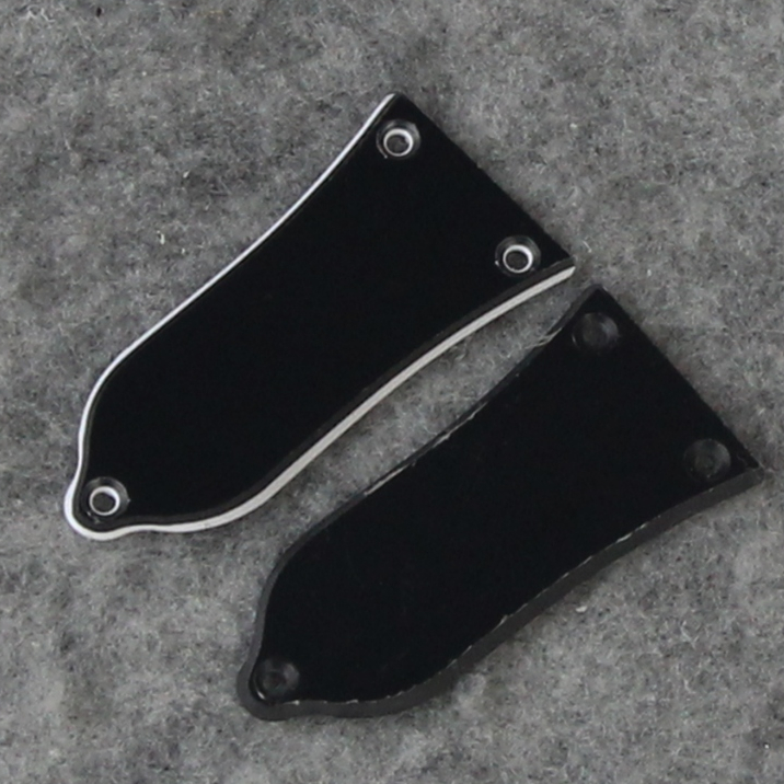 Fleor อะไหล่แผ่นพลาสติก สีดํา สําหรับกีตาร์ LP SG Style 2 ชิ้น