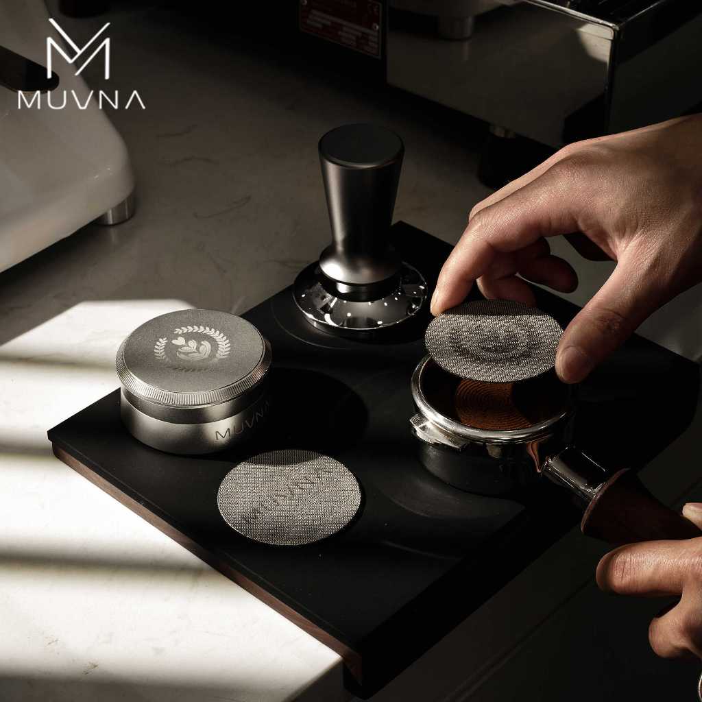 Muvna COFFEE FILTER / ESPRESSO PUCK SCREEN ระบบแยก 51/53/58 มม.เผา 316 ตัวกรองสแตนเลส