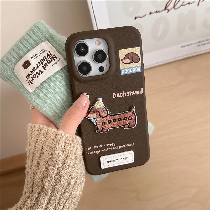 เคสโทรศัพท์ iPhone 16 Pro max 15 Pro max Hat เคสโทรศัพท์วัสดุ PU ลายดัชชุน