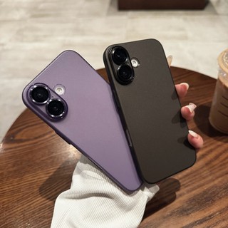 แก้วกล้องป้องกันเต็มรูปแบบเคสโทรศัพท์สําหรับ iPhone 16 Pro Max 16 Pro 16 Plus Ultra Thin Matte Clear Soft TPU Cover