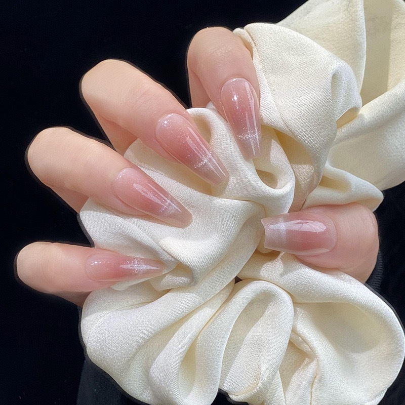Sophiaura Cat Eye Series เล็บปลอมสั้นออกแบบธรรมดากดบนเล็บสีชมพู Nude Beige สีม่วง Pure สีเล็บปลอมแบบใช้ซ้ําได้พร้อมกาวสติกเกอร์ ราคา ถูกที่สุด ดีลบีเคเค แกลเลอรีภาพที่ 3
